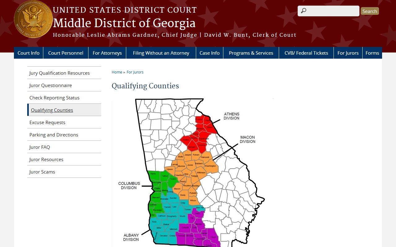 Houston County Superior Court records Middle District qualifying counties