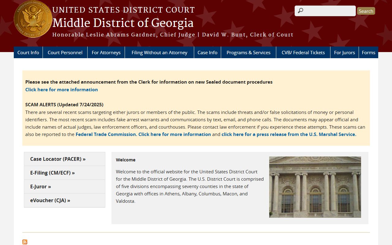 Houston County court records Middle District of Georgia